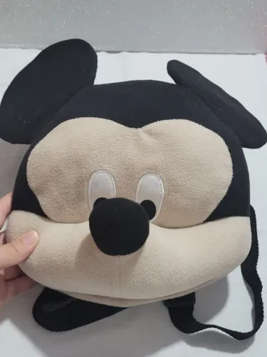 Mochila Mickey de pelúcia