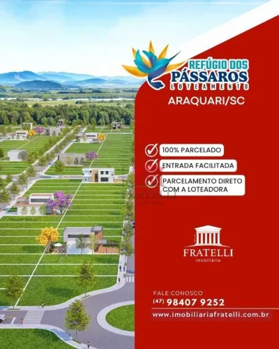 Terreno à venda, 240 m² por R$ 3.000,00 - Colégio Agrícola - Araquari/SC