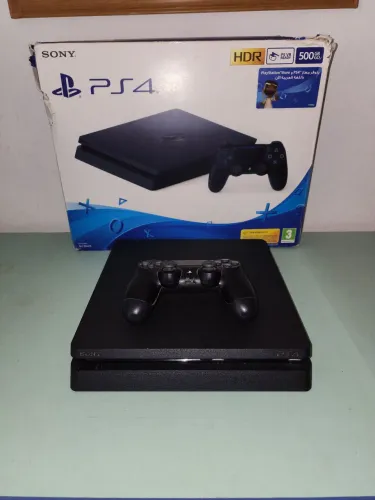 PS4 SLIM + CONTROLE ORIGINAL 