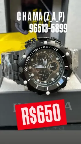 Relógio INVICTA RESERVE VENOM HIBRID ALL BLACK