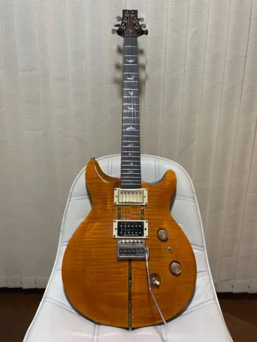  Guitarra PRS Santana - Luthier - c/Seymour Duncam+Epiphone Custom+Tarraxas Gruyker Trava!