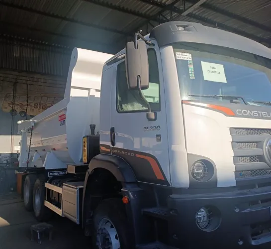 VW 31.320 ano 2025, 6x4, 0 Km, com caçamba de 14 m, no Pernambuco