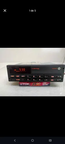 Rádio Volksline ORIGINAL VW com Bluetooth pra Fusca gol Golf Santana 