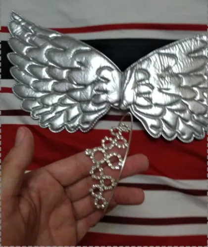 Asas de Anjo Infantil Fantasia