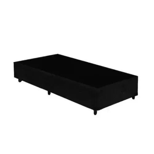 Base Box Solteiro Preto