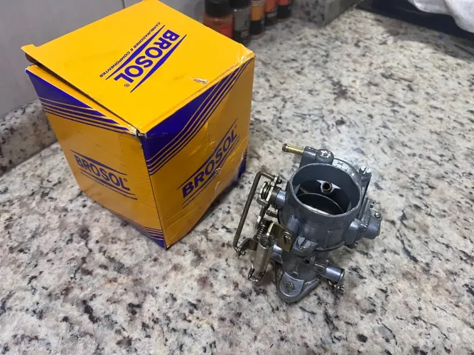 Carburador Brosol Fuscão 1500  Brasilia 1600 kombi recondicionado na Caixa! 