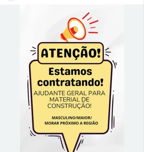 AJUDANTE / MOTORISTAS DE CAMINHÃO CATEGORIA ?D?/  E ADMINISTRATIVO 