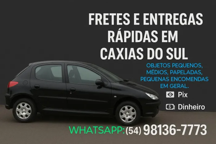 PEQUENAS ENTREGAS RÁPIDAS!