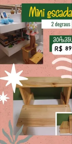 Escada infantil - Degrau 