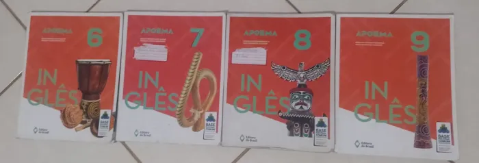 Livros 6° ,7°,8° e 9°