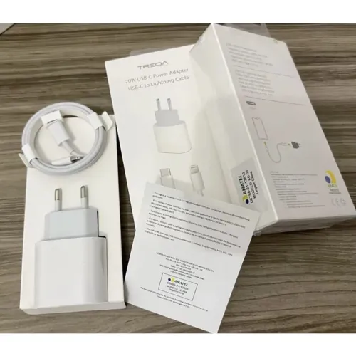 Carregador 20W USB-C Apple + Cabo Lightning Original