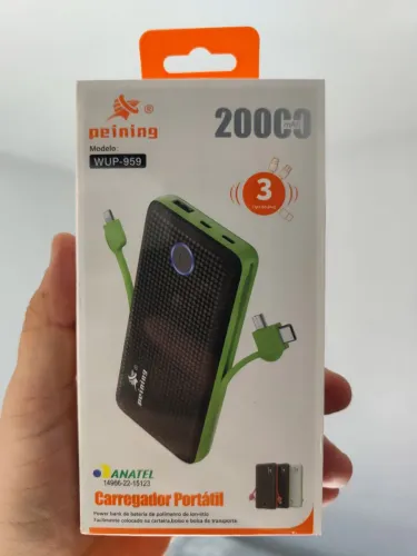 Carregador Portátil 20000mAh Peining