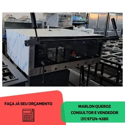 Forno de Pizza Refratário Progas 90x90 Novo