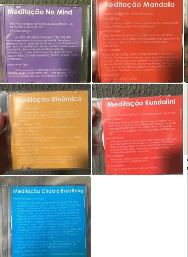 5 CDs de meditação guiada