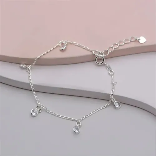 Pulseira de prata infantil