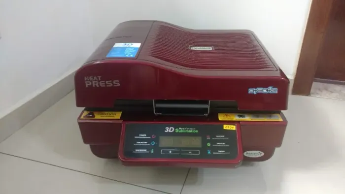 Prensa Térmica Digital 3D 220V - Sublimação Tridimensional a Vácuo