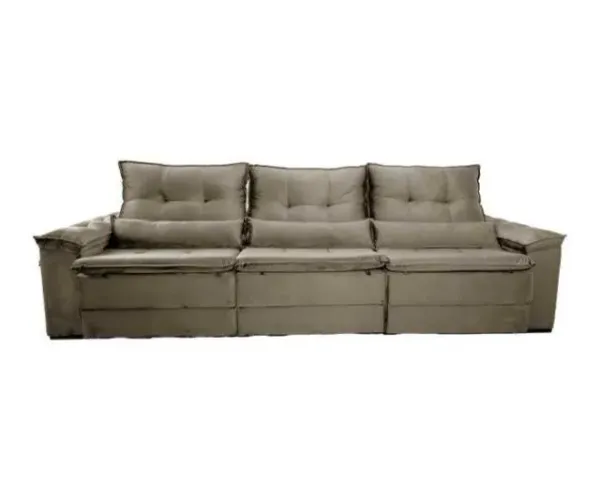 Sofá Versato 3,05m Retrátil Reclinável C/ Pillow 