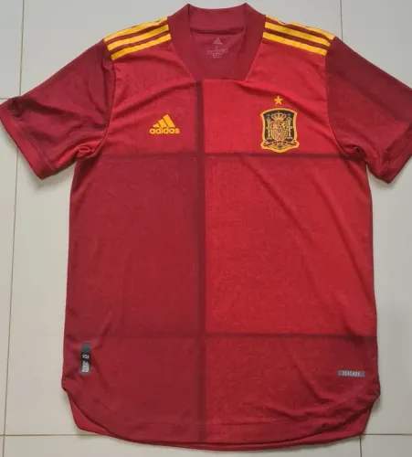 Camisa Espanha Adidas Vermelha Versão Jogador Tamanho G