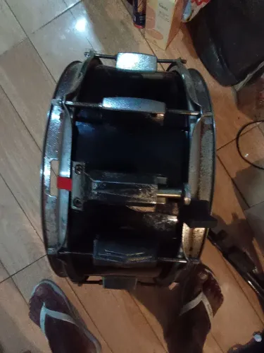 Caixa de bateria barato Michael classic preta 14 polegadas