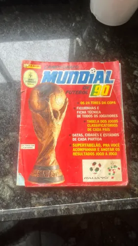 ALBUM RARÍSSIMO COPA DO MUNDO 1990 (incompleto)