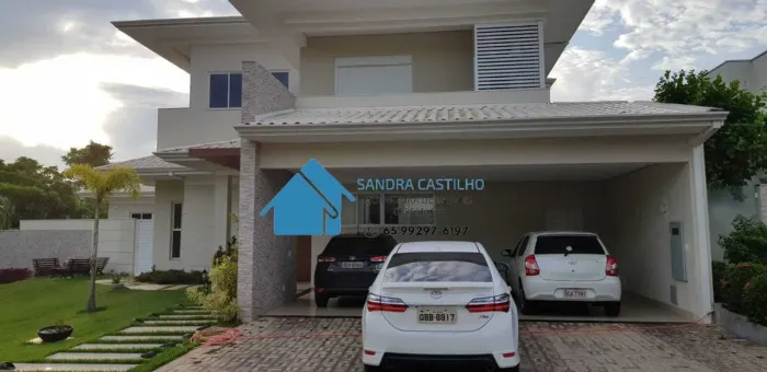 Cond Belvedere I Casa Sobrado 647m² 4 Suites, 6 vg de garage, Piscina e Espaço Gourmet