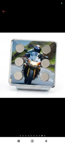 Suporte magnético para moto , o queridinho do momento chegou .
