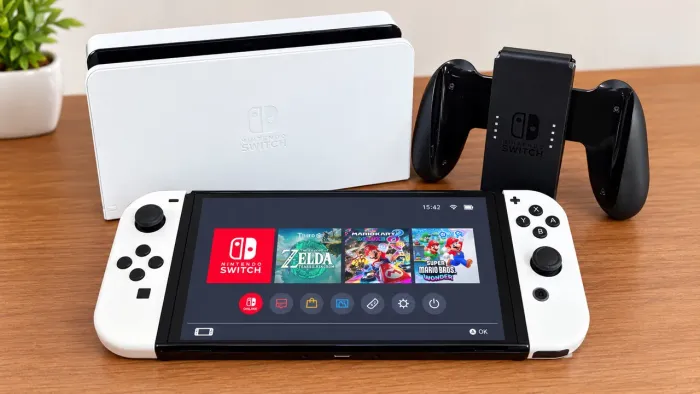 Nintendo Switch OLED Branco 64GB - Excelente estado / Pouco usado