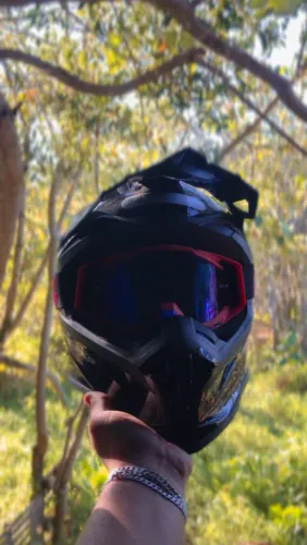 Capacete Etceter Solid TAM 58 + Óculos de proteção 
