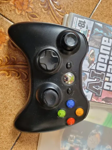 Manete de Xbox 360 Original + Adaptador Wireless Original