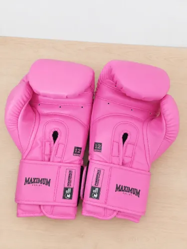 Luva De Boxe E Muay Thai Mxmw Pink - Maximum Tamanho 12oz