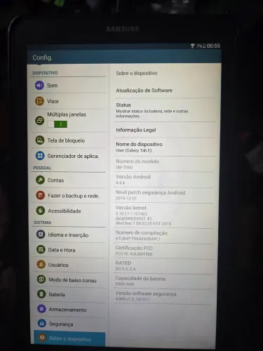 Galaxy tab e t560