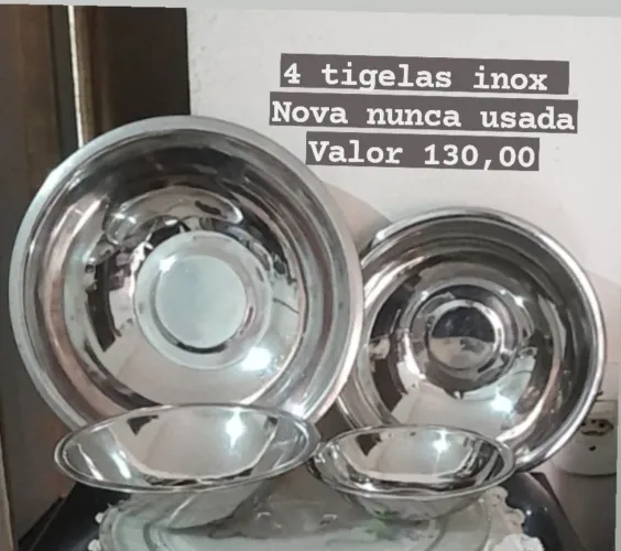 Tigelas inox