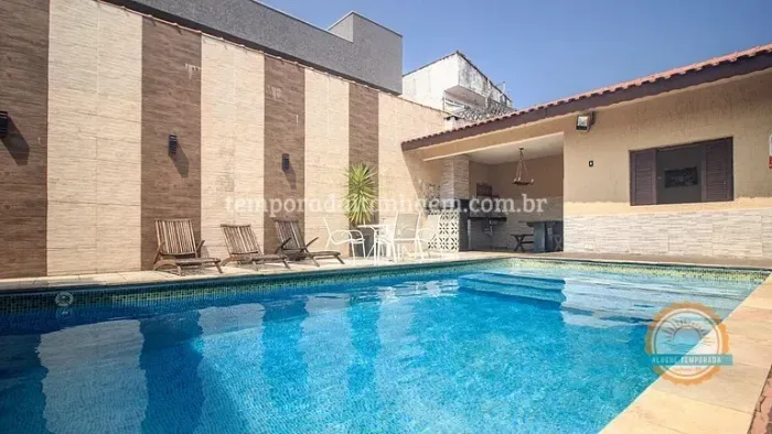Piscina Aquecida, bilhar,  Ar cond, Wi-Fi, 4dorm, 400mts Mar