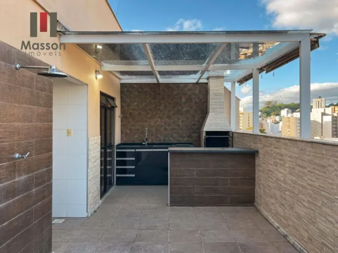 Cobertura com 4 quartos à venda, 178 m² por R$ 980.000 - Alto dos Passos - Juiz de Fora/MG