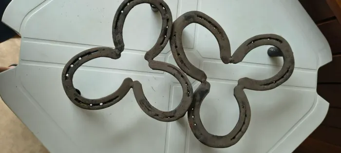 Suporte ferradura fogão a lenha 