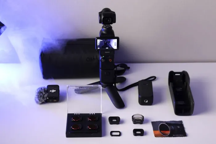 DJI Osmo Pocket 3 Creator Combo + Mic 2 + Freewell + NEEWER | IMPECÁVEL