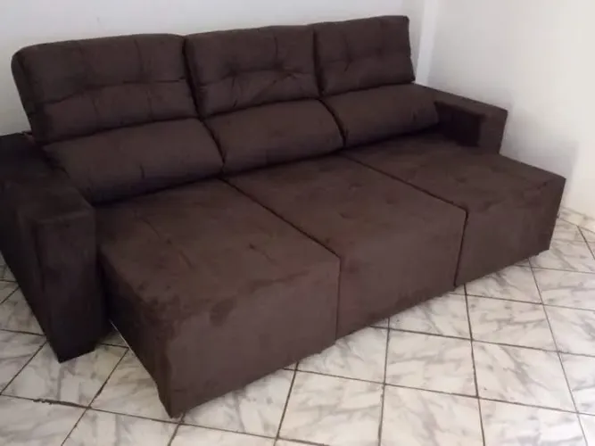 Sofá retratil e reclinável