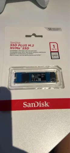 SSD 1 Tera scan disk zero lacrado m.2