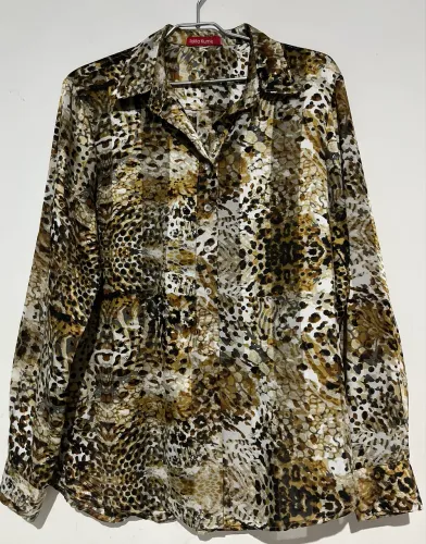 Camisa Animal Print - Tam 40 - Seminova