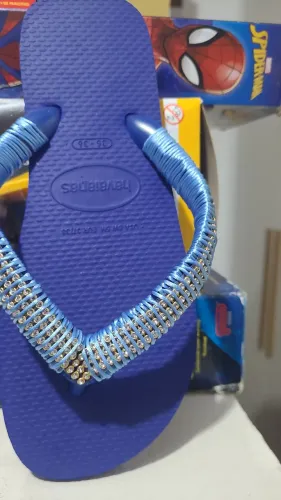 Chinelo havaianas decorado