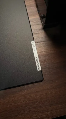 Mousepad De Vidro Wallhack Sp-005 Preto