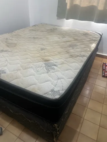 Conjunto Colchão Casal Ortobom de Molas Ensacadas + Base Box