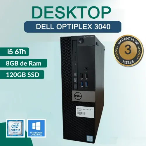  DESKTOP DELL i5 COM SSD - EM ATÉ 10 X - COM GARANTIA 