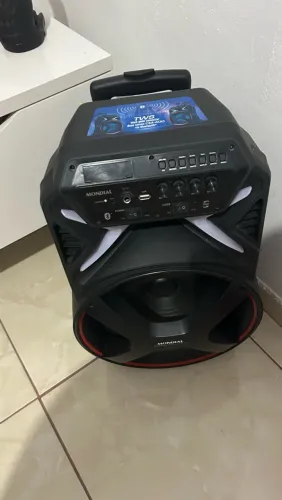 Caixa de Som Mondial 400w Bluetooth NA CAIXA