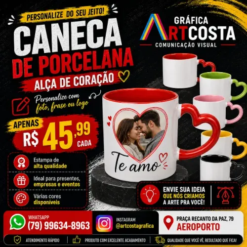 CANECAS DE PORCELANA PERSONALIZADAS