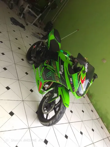 Kawasaki ninja 250r 2009 verde