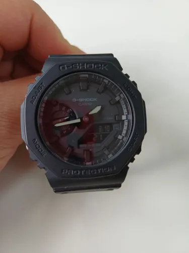 Relógio Casio G-Shock Masculino Carbon GA-2100-1A1DR Preto