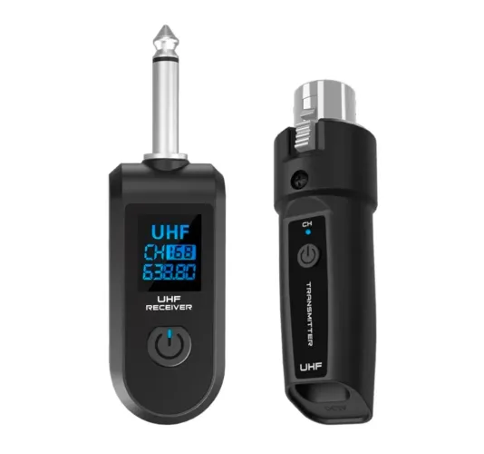 Adaptador Sem Fio Profissional - Converte Microfone com Fio em Sem Fio