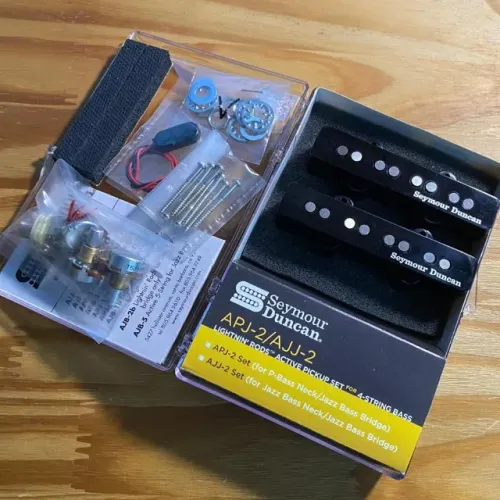 Baixei! Captadores Ativos Jazz Bass Seymour Duncan AJJ-2 Set (Par)