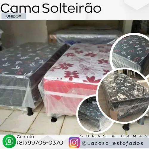 CAMA BOX- SOLTEIRO 